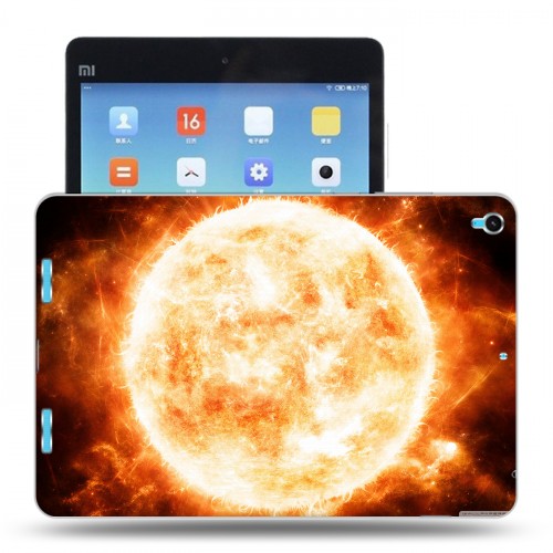 Дизайнерский силиконовый чехол для Xiaomi MiPad Солнце