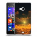 Дизайнерский пластиковый чехол для Microsoft Lumia 540 Солнце