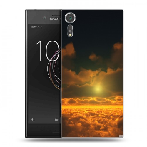 Дизайнерский пластиковый чехол для Sony Xperia XZs Солнце