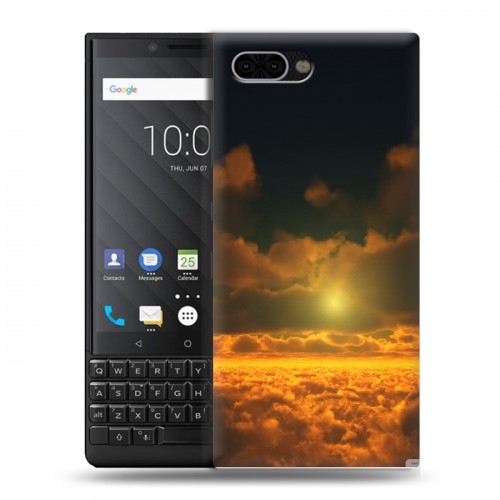 Дизайнерский пластиковый чехол для BlackBerry KEY2 Солнце