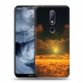 Дизайнерский пластиковый чехол для Nokia 6.1 Plus Солнце