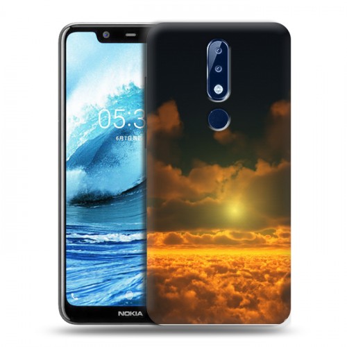 Дизайнерский силиконовый чехол для Nokia 5.1 Plus Солнце