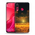 Дизайнерский пластиковый чехол для Huawei Nova 4 Солнце