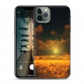 Дизайнерский пластиковый чехол для Iphone 11 Pro Солнце