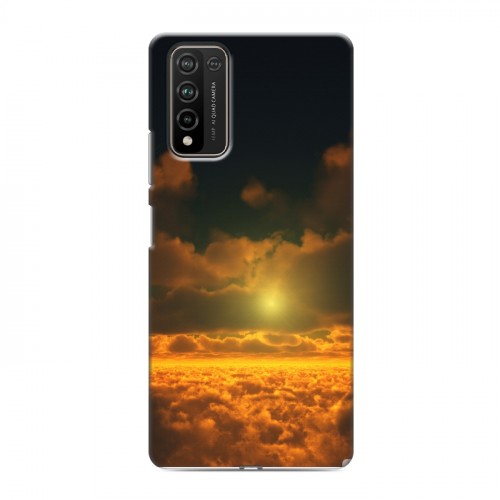 Дизайнерский пластиковый чехол для Huawei Honor 10X Lite Солнце