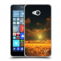 Дизайнерский пластиковый чехол для Microsoft Lumia 640 Солнце