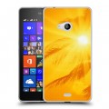 Дизайнерский пластиковый чехол для Microsoft Lumia 540 Солнце