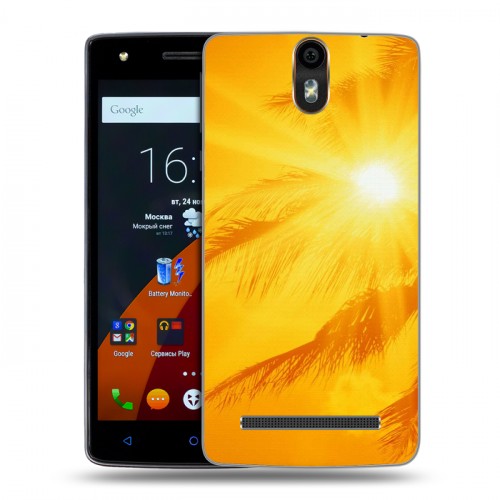 Дизайнерский силиконовый чехол для Wileyfox Storm Солнце