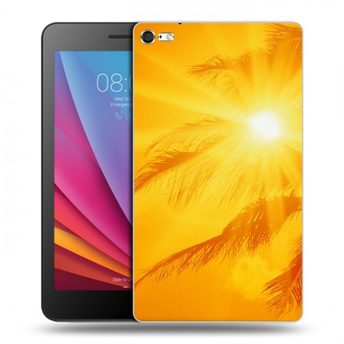 Дизайнерский силиконовый чехол для Huawei MediaPad T2 7.0 Pro Солнце