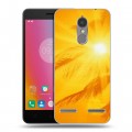 Дизайнерский пластиковый чехол для Lenovo K6 Солнце