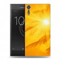 Дизайнерский пластиковый чехол для Sony Xperia XZs Солнце