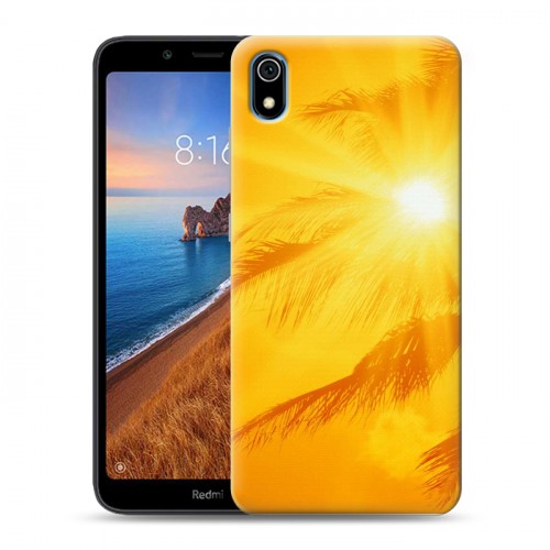 Дизайнерский силиконовый чехол для Xiaomi RedMi 7A Солнце