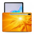 Дизайнерский пластиковый чехол для Samsung Galaxy Tab S6 Солнце