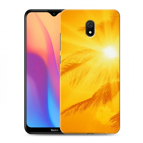 Дизайнерский силиконовый с усиленными углами чехол для Xiaomi RedMi 8A Солнце