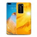 Дизайнерский пластиковый чехол для Huawei P40 Pro Солнце