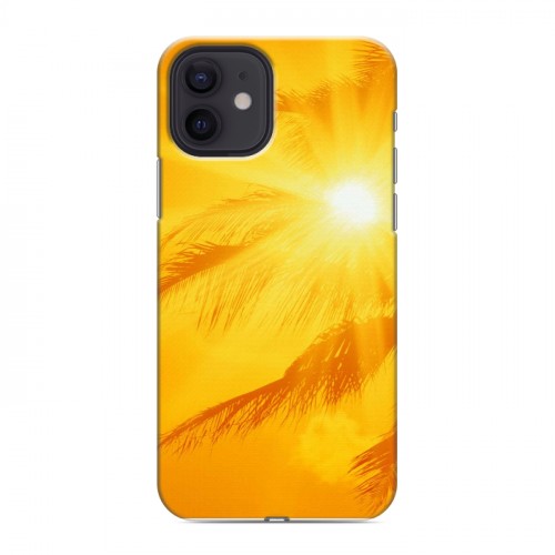Дизайнерский силиконовый чехол для Iphone 12 Солнце
