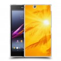 Дизайнерский пластиковый чехол для Sony Xperia Z Ultra  Солнце