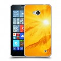 Дизайнерский пластиковый чехол для Microsoft Lumia 640 Солнце