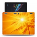 Дизайнерский силиконовый чехол для Lenovo Tab 2 A10 Солнце