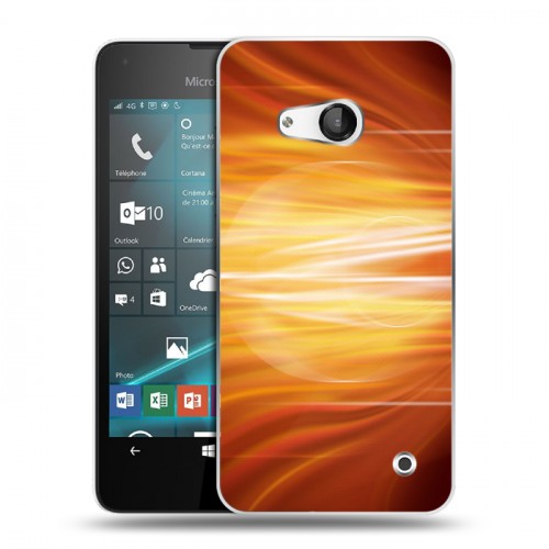 Дизайнерский пластиковый чехол для Microsoft Lumia 550 Солнце