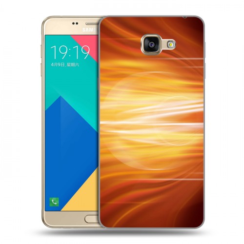 Дизайнерский силиконовый чехол для Samsung Galaxy A9 Солнце