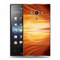 Дизайнерский пластиковый чехол для Sony Xperia acro S Солнце