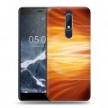 Дизайнерский пластиковый чехол для Nokia 5.1 Солнце