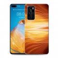 Дизайнерский силиконовый с усиленными углами чехол для Huawei P40 Солнце