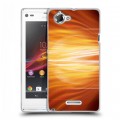 Дизайнерский пластиковый чехол для Sony Xperia L Солнце