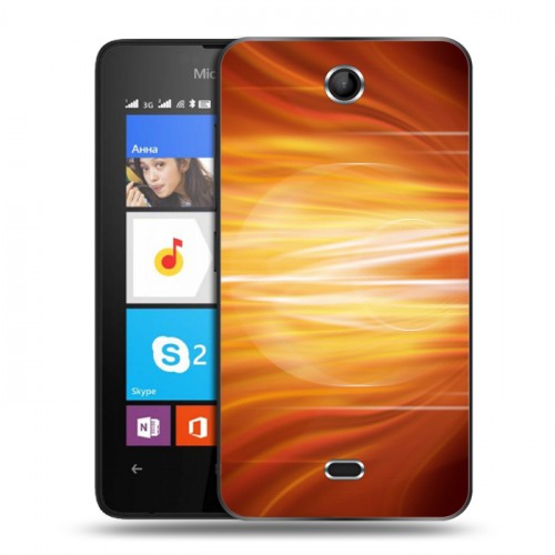 Дизайнерский силиконовый чехол для Microsoft Lumia 430 Dual SIM Солнце