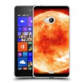 Дизайнерский пластиковый чехол для Microsoft Lumia 540 Солнце