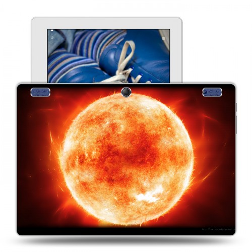 Дизайнерский силиконовый чехол для Lenovo Tab 2 A10-30 Солнце