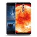 Дизайнерский пластиковый чехол для Nokia 8 Солнце