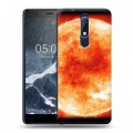 Дизайнерский пластиковый чехол для Nokia 5.1 Солнце