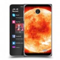 Дизайнерский пластиковый чехол для Nokia X Солнце