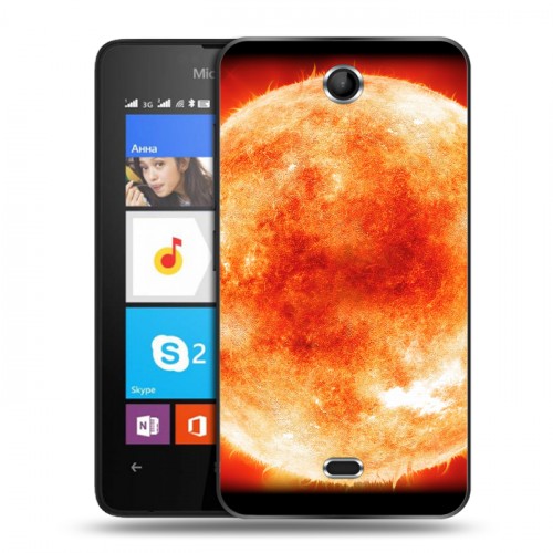 Дизайнерский силиконовый чехол для Microsoft Lumia 430 Dual SIM Солнце