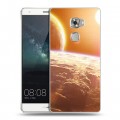 Дизайнерский пластиковый чехол для Huawei Mate S Солнце