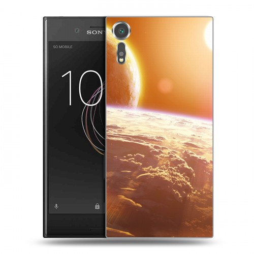 Дизайнерский пластиковый чехол для Sony Xperia XZs Солнце