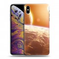 Дизайнерский силиконовый чехол для Iphone Xs Max Солнце