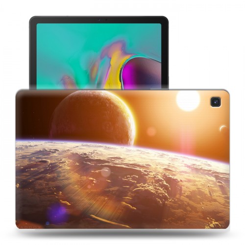 Дизайнерский пластиковый чехол для Samsung Galaxy Tab S5e Солнце