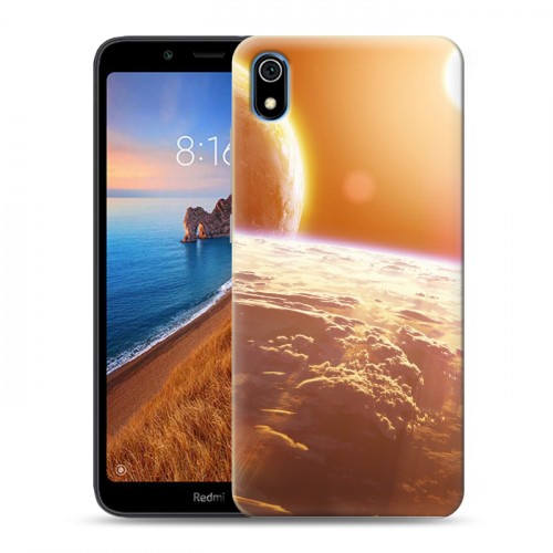 Дизайнерский силиконовый чехол для Xiaomi RedMi 7A Солнце