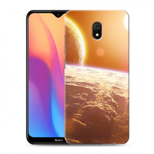 Дизайнерский силиконовый с усиленными углами чехол для Xiaomi RedMi 8A Солнце