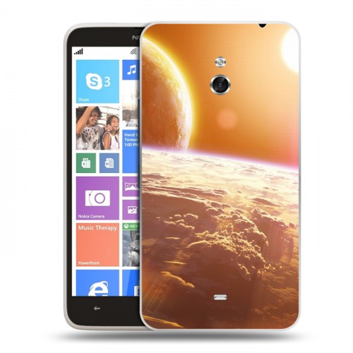 Дизайнерский пластиковый чехол для Nokia Lumia 1320 Солнце