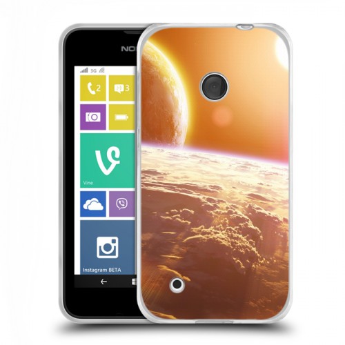 Дизайнерский пластиковый чехол для Nokia Lumia 530 Солнце