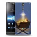 Дизайнерский пластиковый чехол для Sony Xperia S Рождество Христово