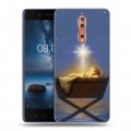 Дизайнерский пластиковый чехол для Nokia 8 Рождество Христово