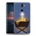 Дизайнерский пластиковый чехол для Nokia 8 Sirocco Рождество Христово