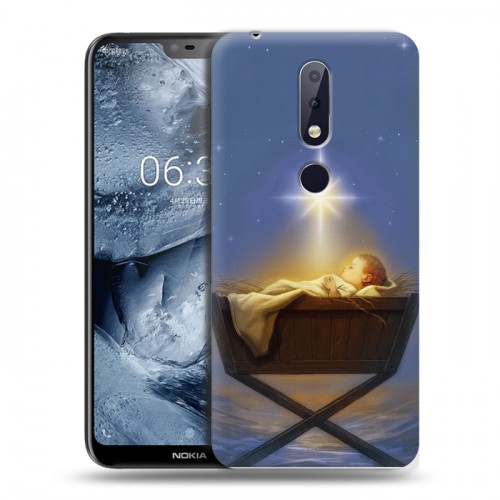 Дизайнерский силиконовый чехол для Nokia 6.1 Plus Рождество Христово