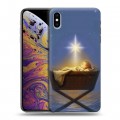 Дизайнерский силиконовый чехол для Iphone Xs Max Рождество Христово