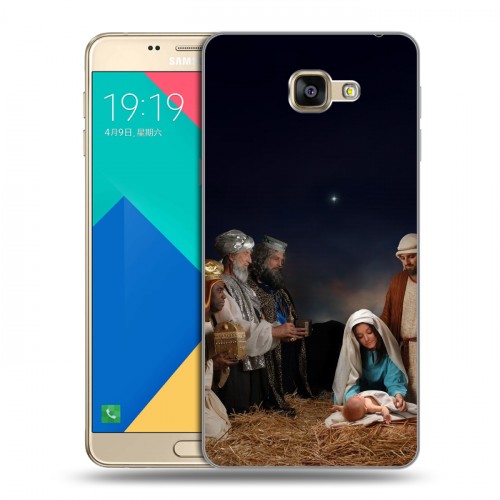 Дизайнерский силиконовый чехол для Samsung Galaxy A9 Рождество Христово